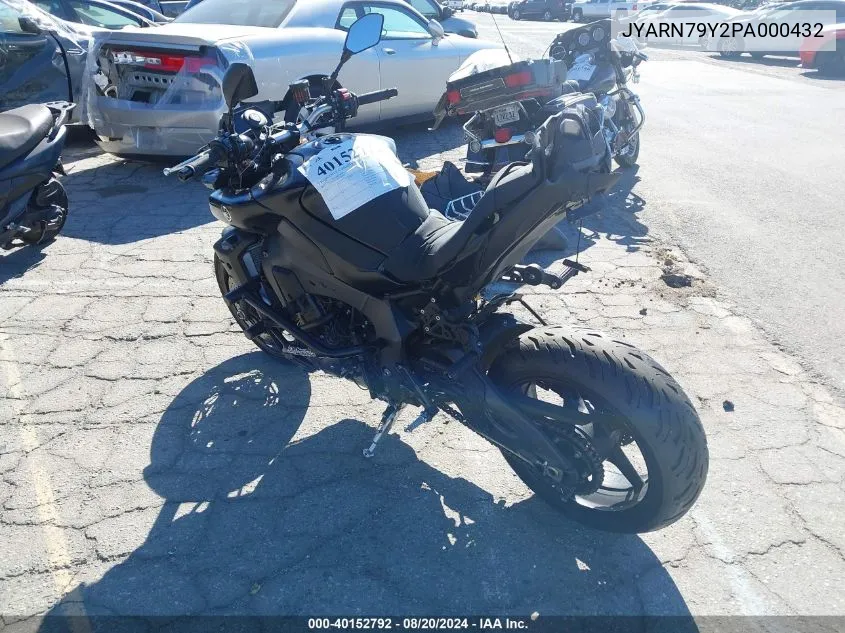 2023 Yamaha Mtn1000 C VIN: JYARN79Y2PA000432 Lot: 40152792