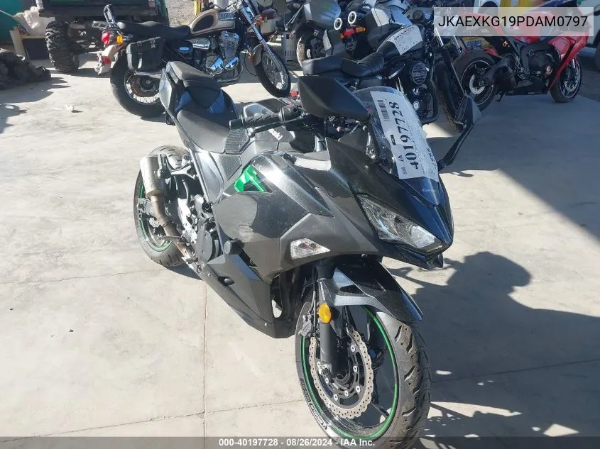 2023 Kawasaki Ex400 VIN: JKAEXKG19PDAM0797 Lot: 40197728