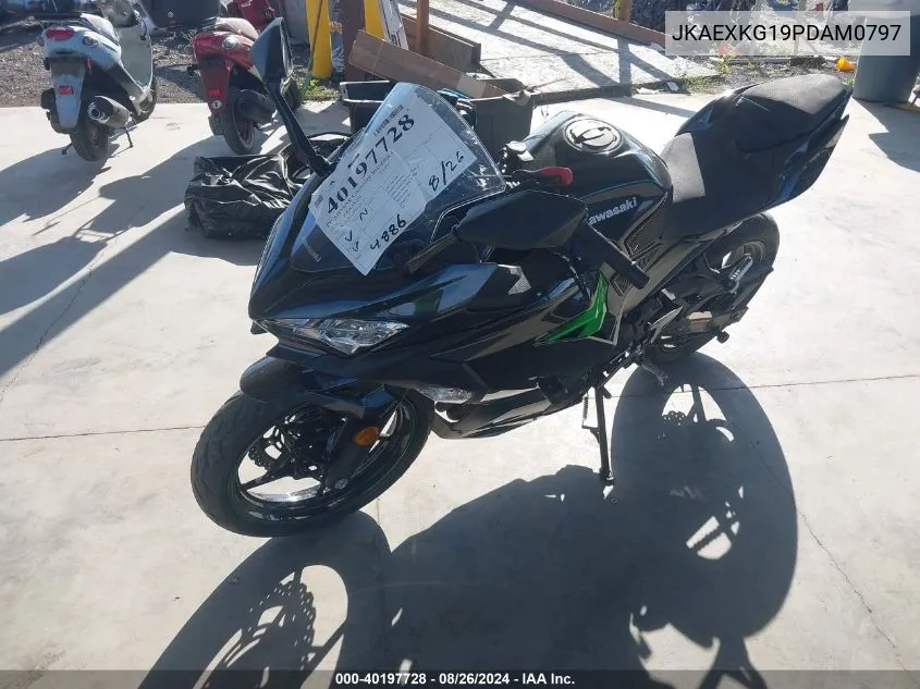 2023 Kawasaki Ex400 VIN: JKAEXKG19PDAM0797 Lot: 40197728