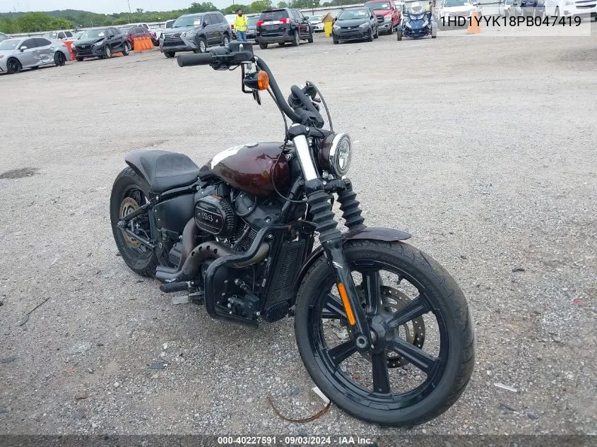 2023 Harley-Davidson Fxbbs VIN: 1HD1YYK18PB047419 Lot: 40227591