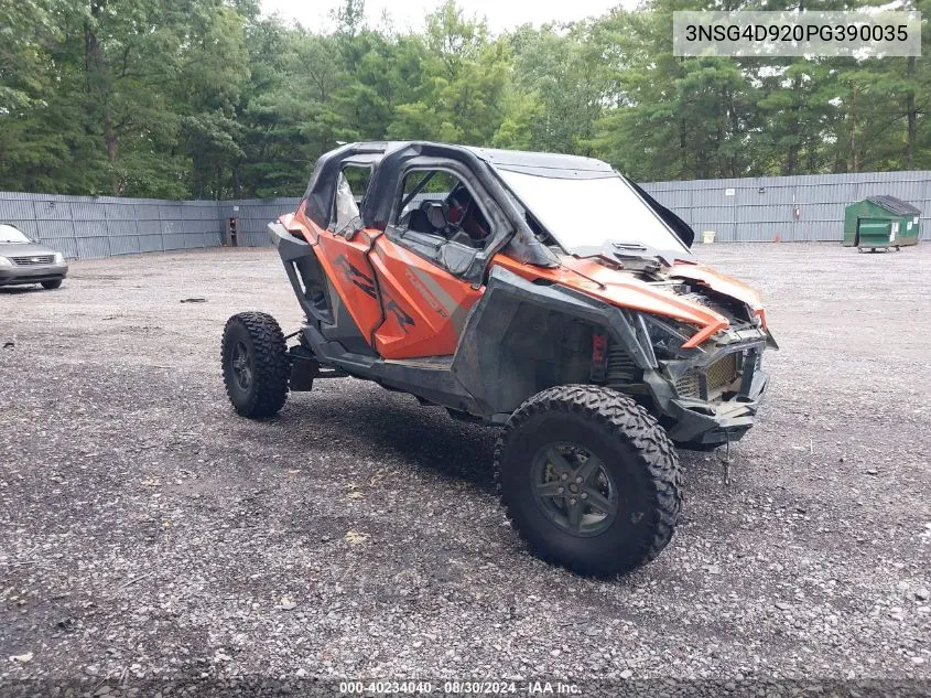 2023 Polaris Rzr Turbo R 4 Ultimate VIN: 3NSG4D920PG390035 Lot: 40234040