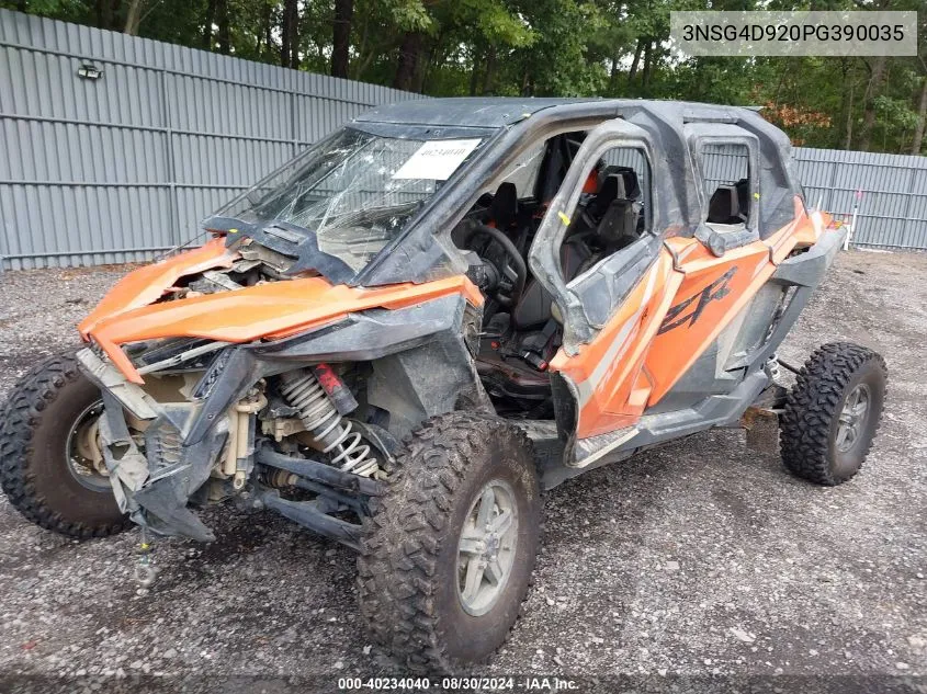 2023 Polaris Rzr Turbo R 4 Ultimate VIN: 3NSG4D920PG390035 Lot: 40234040