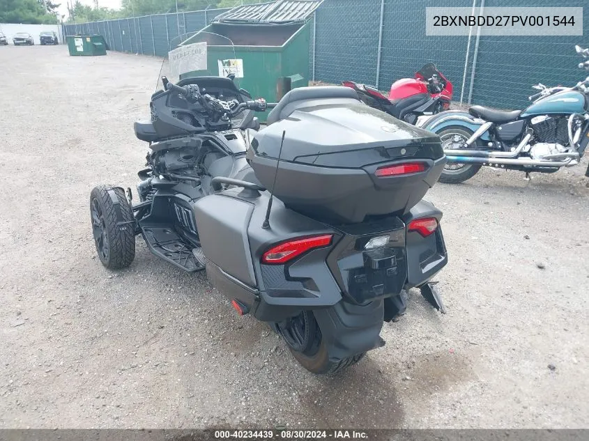 2023 Can-Am Spyder Roadster Rt/Rt Limited VIN: 2BXNBDD27PV001544 Lot: 40234439