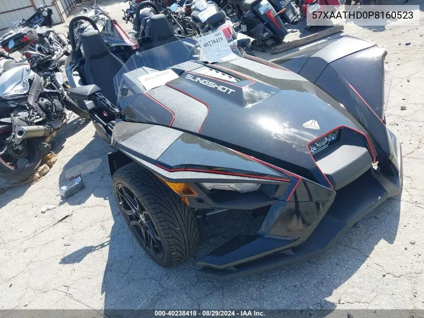 2023 Polaris Slingshot S With Technology Package VIN: 57XAATHD0P8160523 Lot: 40238418