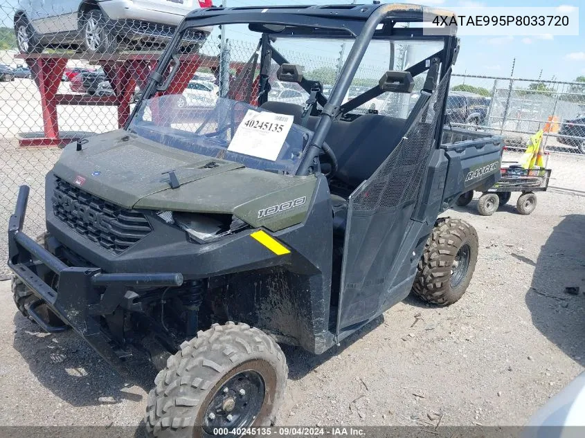 2023 Polaris Ranger 1000 Eps/1000 Premium VIN: 4XATAE995P8033720 Lot: 40245135