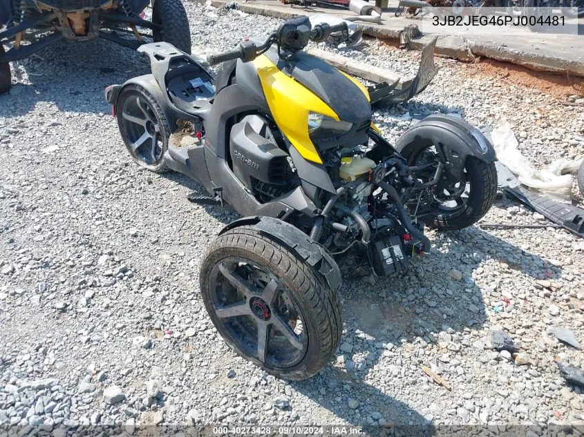 2023 Can-Am Ryker Sport VIN: 3JB2JEG46PJ004481 Lot: 40273428