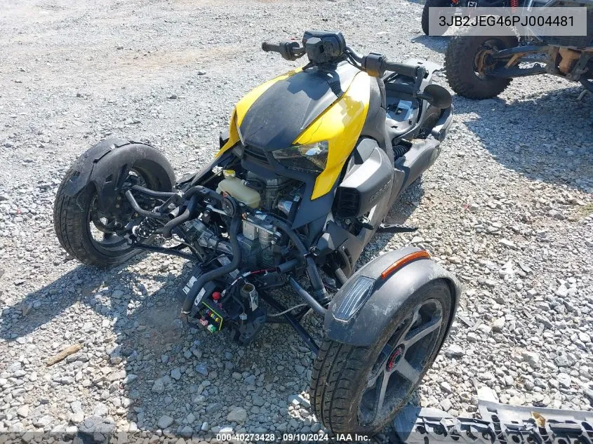 2023 Can-Am Ryker Sport VIN: 3JB2JEG46PJ004481 Lot: 40273428