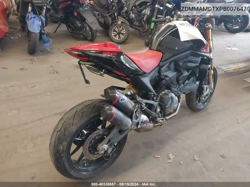 ZDMMAMDTXPB007647 2023 Ducati Monster