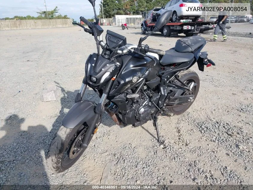 2023 Yamaha Mt07 VIN: JYARM32E9PA008054 Lot: 40346951