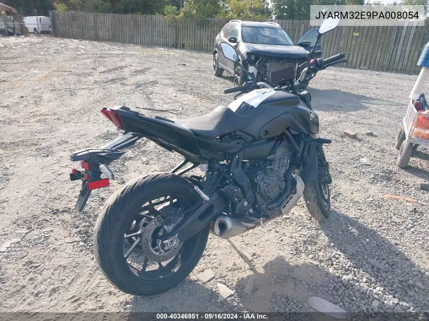 2023 Yamaha Mt07 VIN: JYARM32E9PA008054 Lot: 40346951