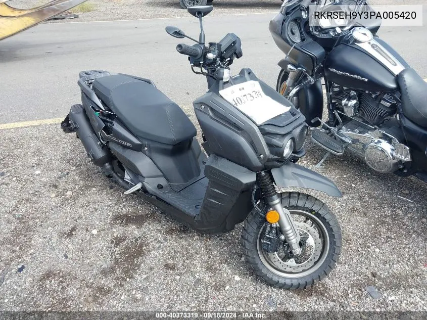 2023 Yamaha Yw125 VIN: RKRSEH9Y3PA005420 Lot: 40373319