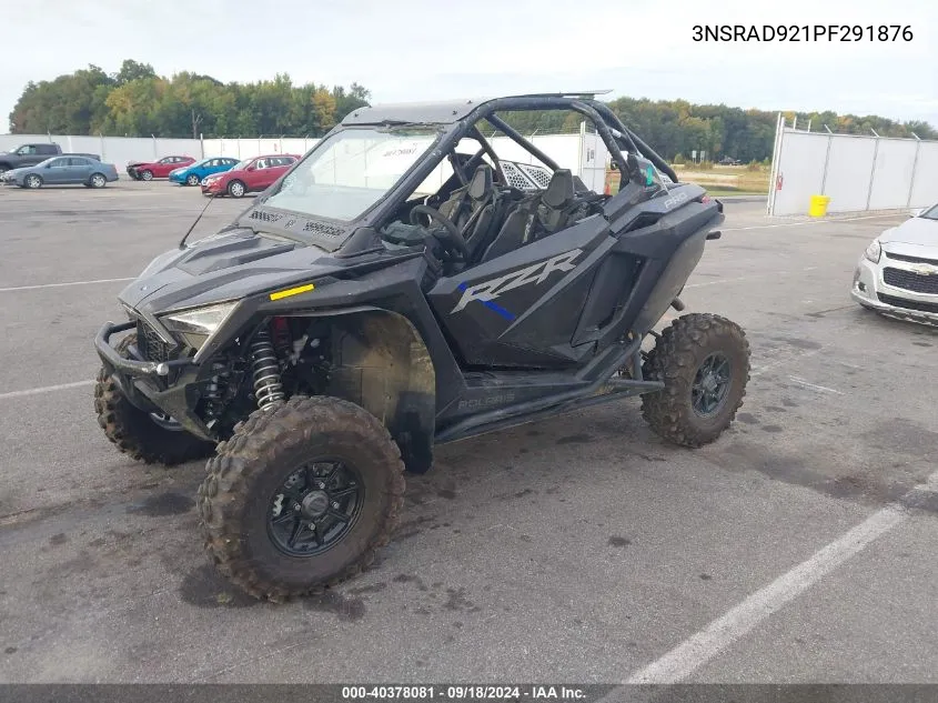 2023 Polaris Rzr Pro Xp Ultimate VIN: 3NSRAD921PF291876 Lot: 40378081