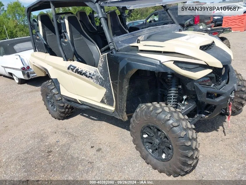 2023 Yamaha Yxe1000 VIN: 5Y4AN39Y8PA109687 Lot: 40392080