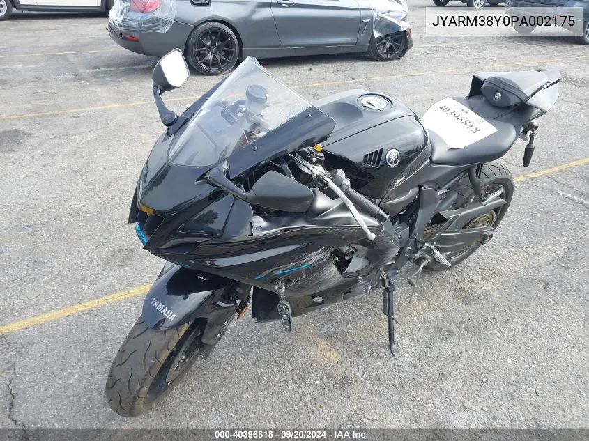 2023 Yamaha Yzfr7 VIN: JYARM38Y0PA002175 Lot: 40396818