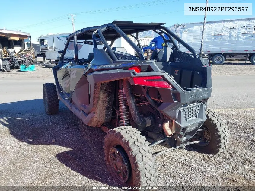 2023 Polaris Rzr Pro Xp 4 Premium VIN: 3NSR4B922PF293597 Lot: 40407569