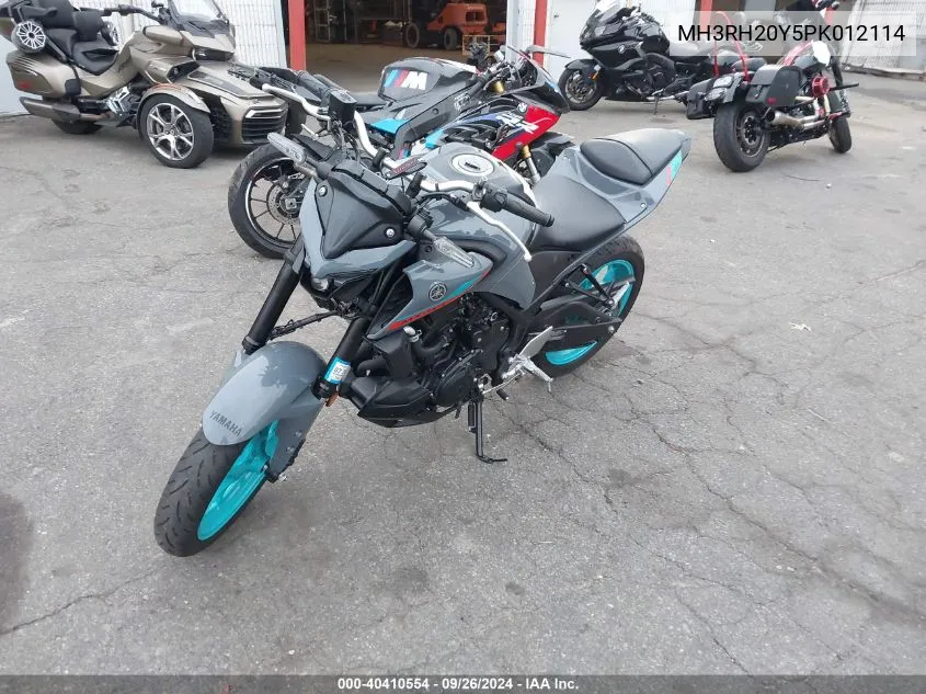 2023 Yamaha Mt-03 VIN: MH3RH20Y5PK012114 Lot: 40410554