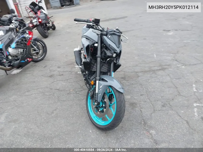 2023 Yamaha Mt-03 VIN: MH3RH20Y5PK012114 Lot: 40410554