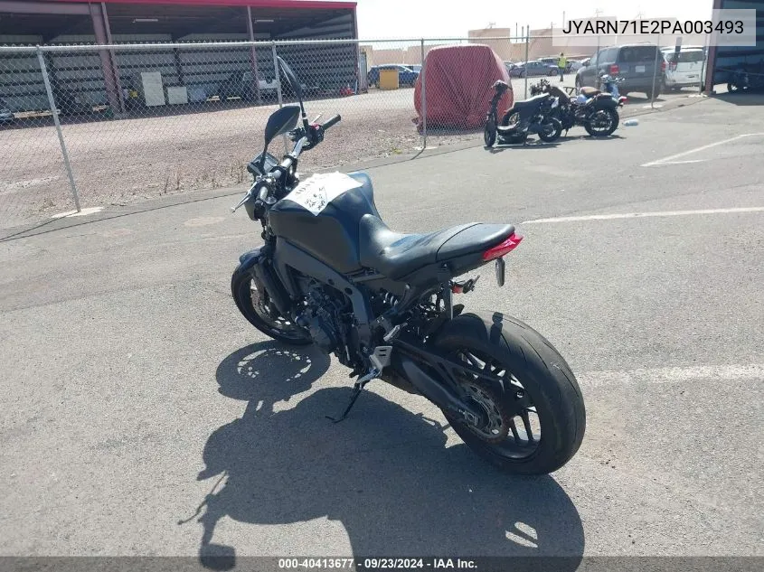 2023 Yamaha Mt09 VIN: JYARN71E2PA003493 Lot: 40413677