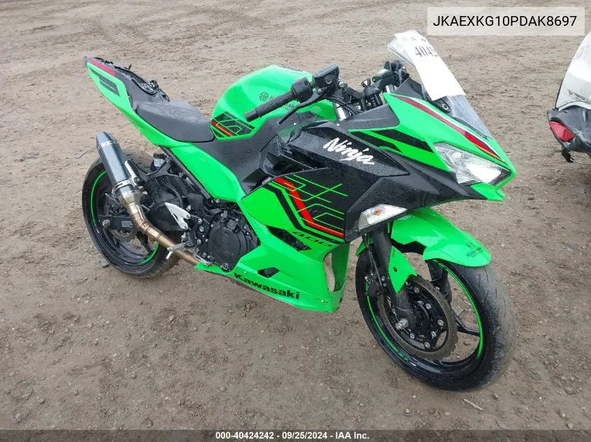 2023 Kawasaki Ex400 VIN: JKAEXKG10PDAK8697 Lot: 40424242