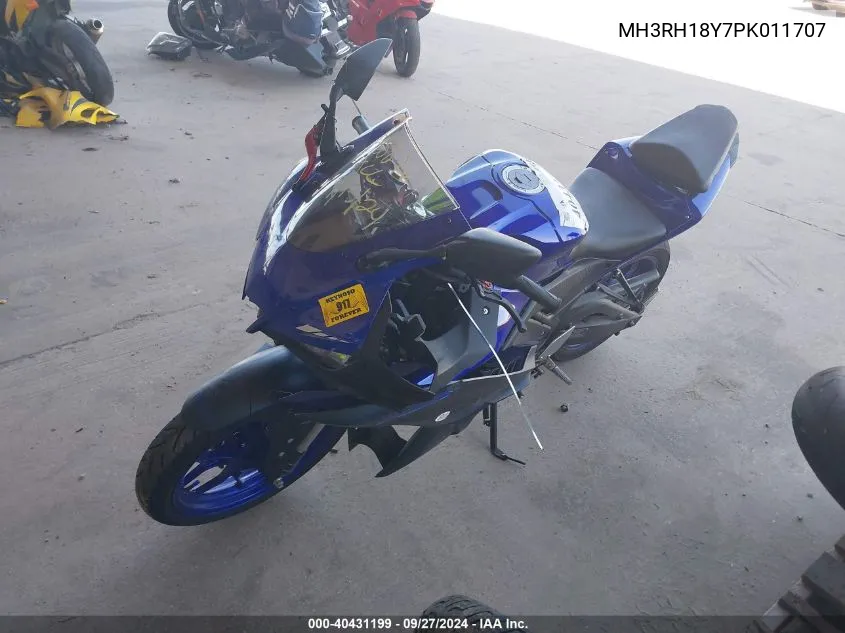 MH3RH18Y7PK011707 2023 Yamaha Yzfr3 A