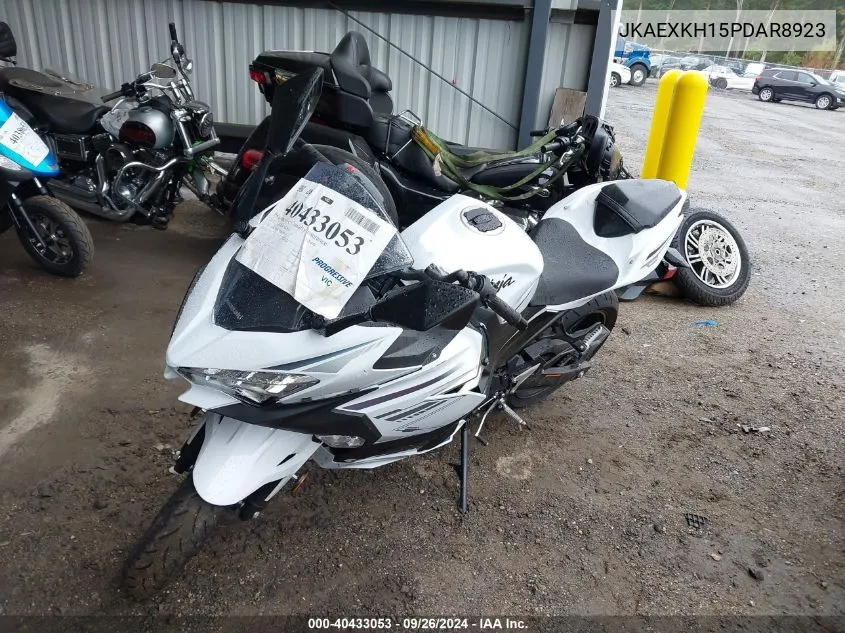 2023 Kawasaki Ex400 VIN: JKAEXKH15PDAR8923 Lot: 40433053