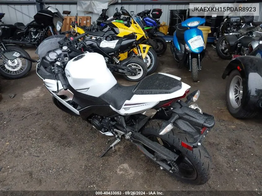 2023 Kawasaki Ex400 VIN: JKAEXKH15PDAR8923 Lot: 40433053