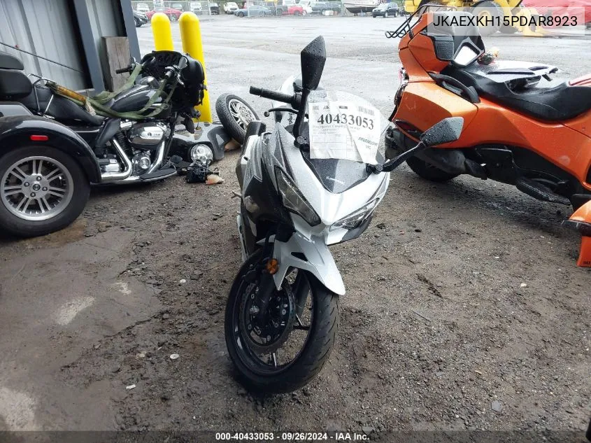 2023 Kawasaki Ex400 VIN: JKAEXKH15PDAR8923 Lot: 40433053