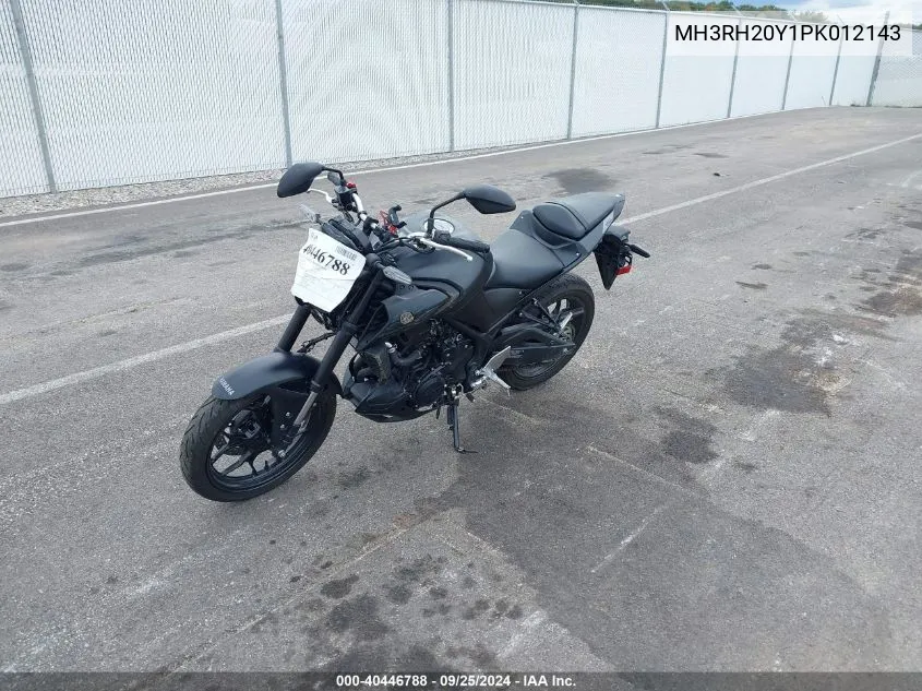 2023 Yamaha Mt-03 VIN: MH3RH20Y1PK012143 Lot: 40446788