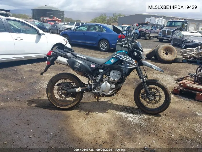 2023 Kawasaki Klx300 E VIN: ML5LXBE14PDA19429 Lot: 40447736