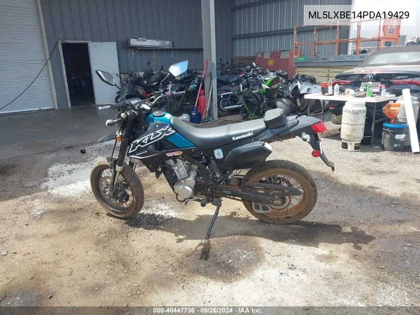 2023 Kawasaki Klx300 E VIN: ML5LXBE14PDA19429 Lot: 40447736