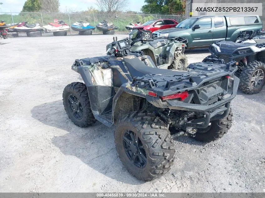 2023 Polaris Sportsman 850 Ultimate Trail Le VIN: 4XASXZ852PB213367 Lot: 40455839