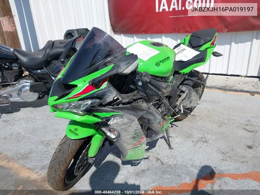 2023 Kawasaki Zx636 K VIN: JKBZXJH16PA019197 Lot: 40464259