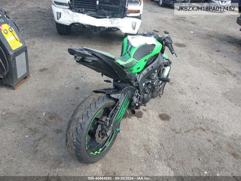 JKBZXJH18PA017452 2023 Kawasaki Zx636 K