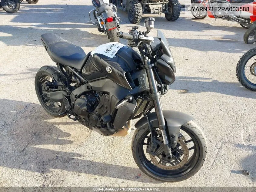 2023 Yamaha Mt09 VIN: JYARN71E2PA003588 Lot: 40466689