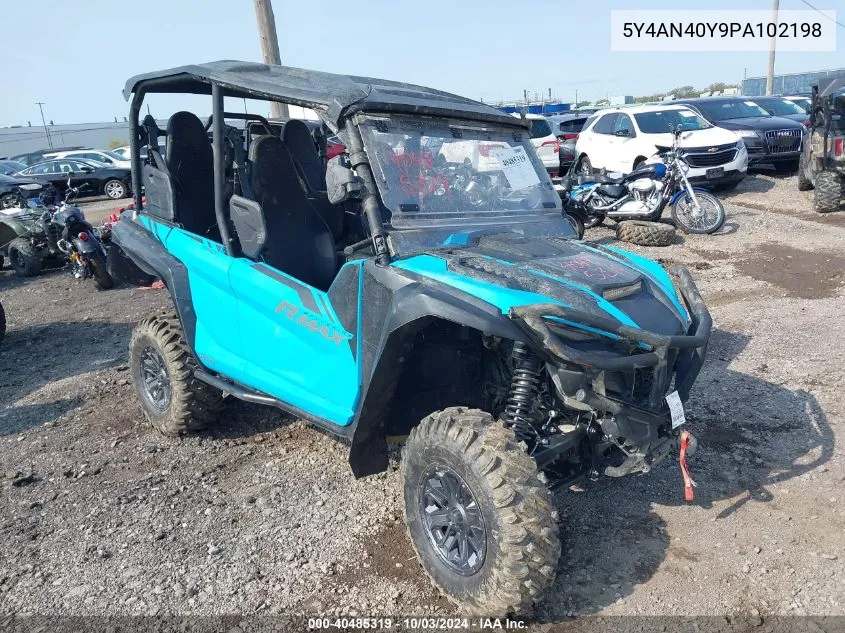 2023 Yamaha Yxe1000 VIN: 5Y4AN40Y9PA102198 Lot: 40485319