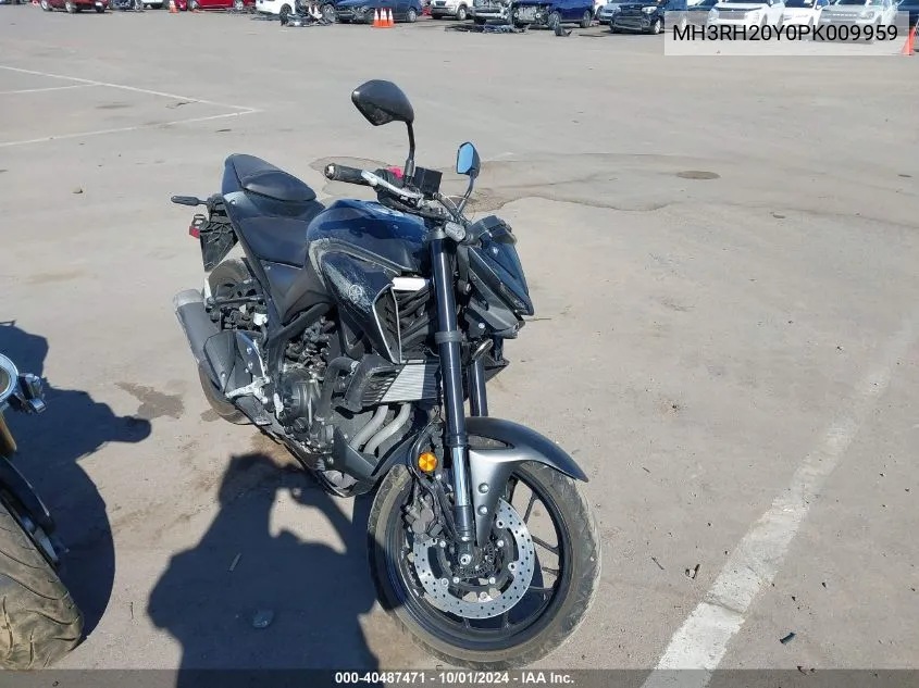 2023 Yamaha Mt-03 VIN: MH3RH20Y0PK009959 Lot: 40487471