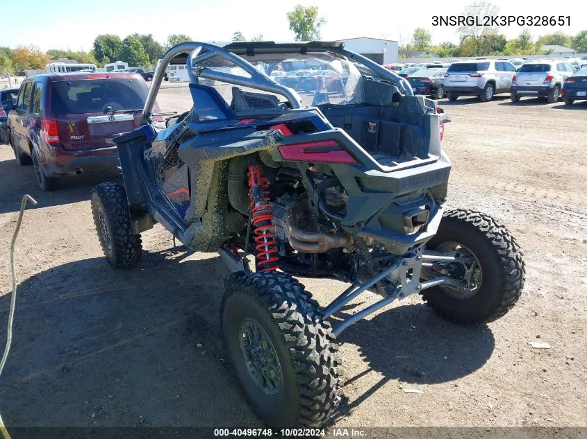 2023 Polaris Rzr Pro R Ultimate Launch Edition VIN: 3NSRGL2K3PG328651 Lot: 40496748