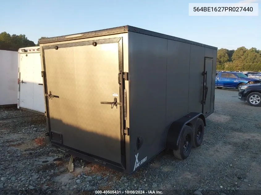 564BE1627PR027440 2023 Nexhaul Trailers 7X16 Enclosed Traile