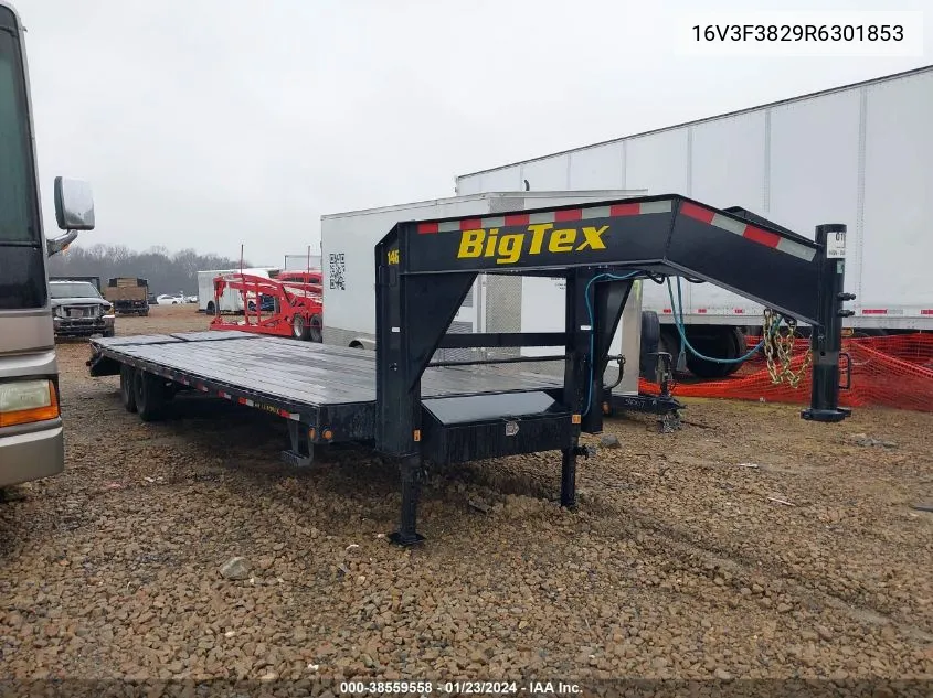 2024 Big Tex Trailer Co Inc Trailer VIN: 16V3F3829R6301853 Lot: 38559558