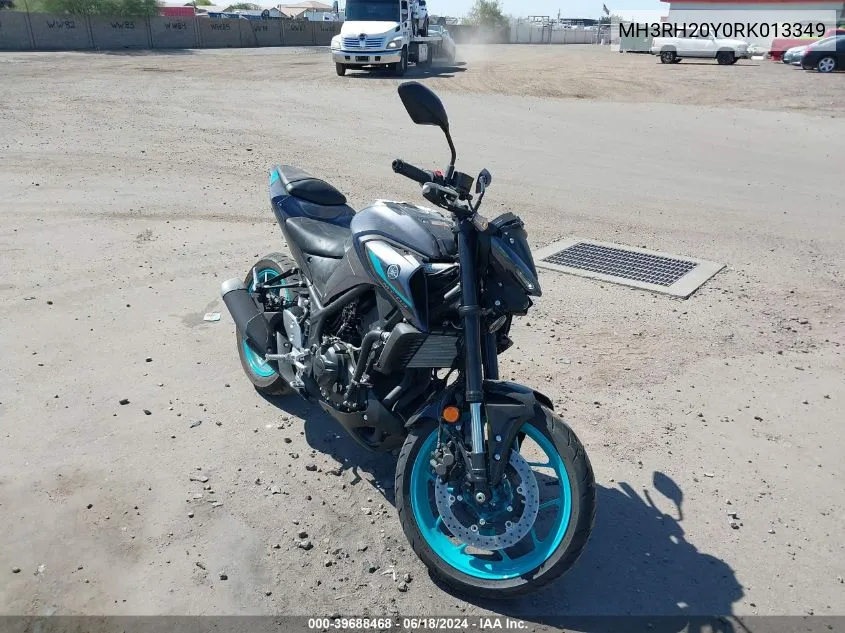 2024 Yamaha Mt-03 VIN: MH3RH20Y0RK013349 Lot: 39688468