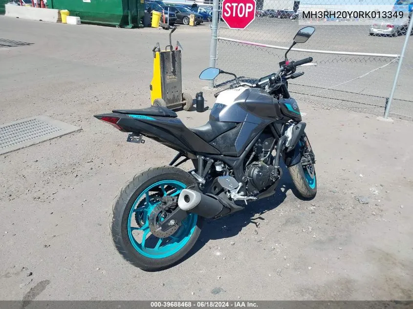 2024 Yamaha Mt-03 VIN: MH3RH20Y0RK013349 Lot: 39688468