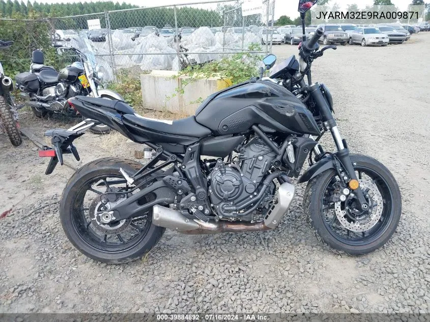 2024 Yamaha Mt07 VIN: JYARM32E9RA009871 Lot: 39884892