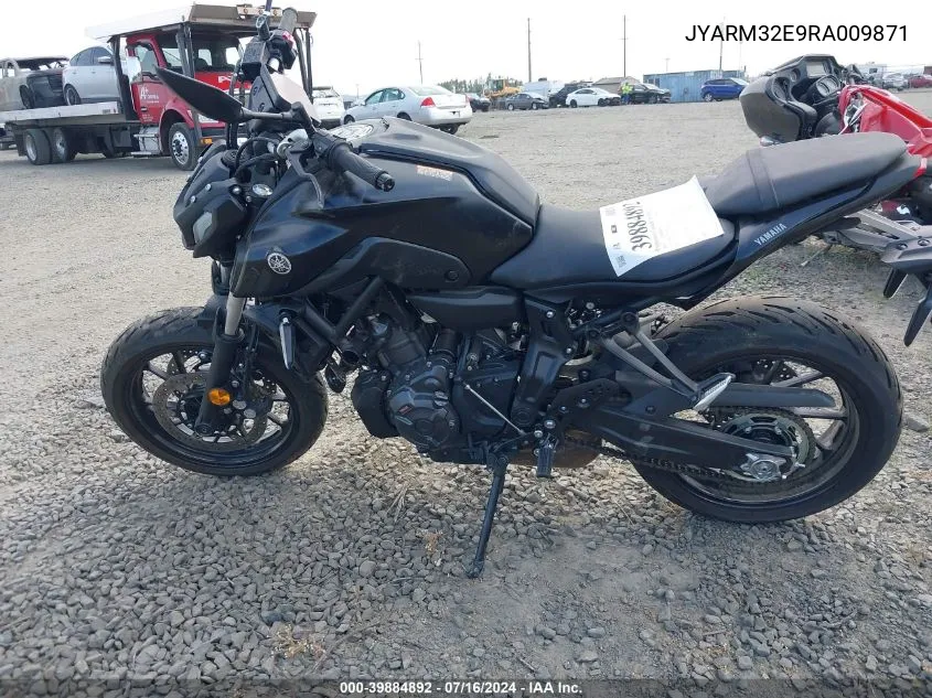 2024 Yamaha Mt07 VIN: JYARM32E9RA009871 Lot: 39884892