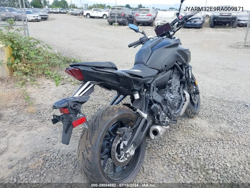 2024 Yamaha Mt07 VIN: JYARM32E9RA009871 Lot: 39884892