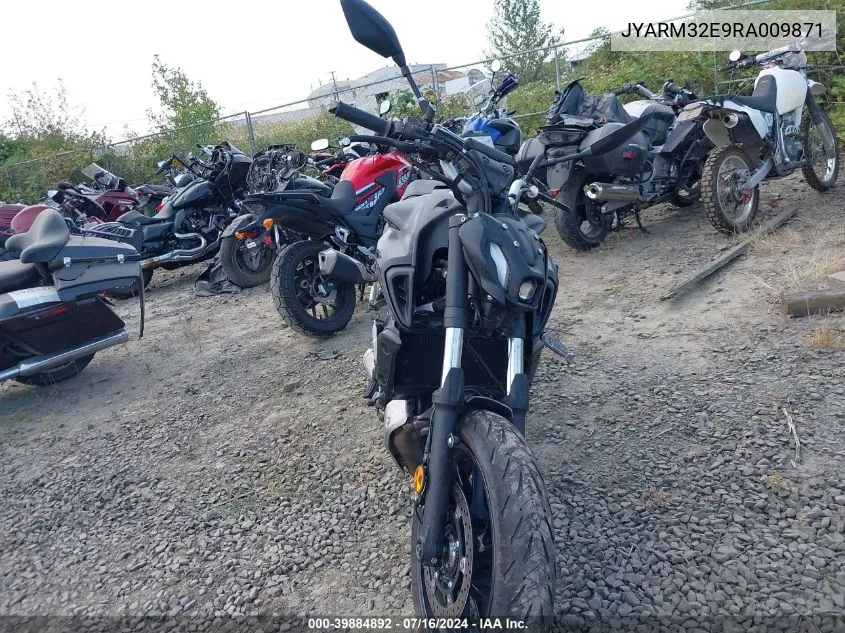 2024 Yamaha Mt07 VIN: JYARM32E9RA009871 Lot: 39884892