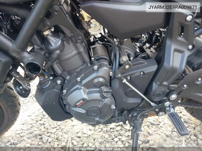 2024 Yamaha Mt07 VIN: JYARM32E9RA009871 Lot: 39884892