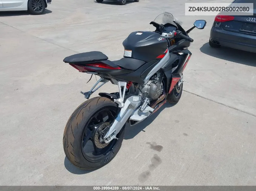 ZD4KSUG02RS002080 2024 Aprilia Rs 660