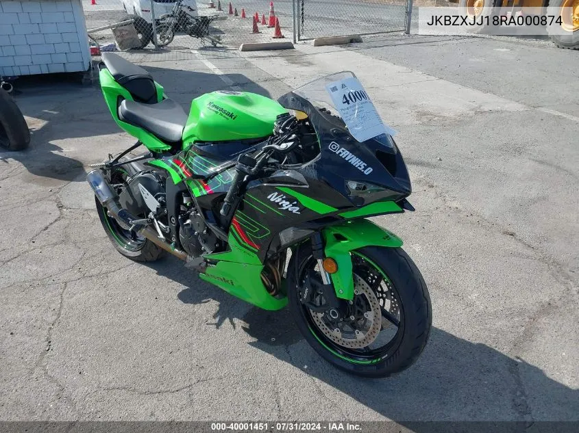 JKBZXJJ18RA000874 2024 Kawasaki Zx636 K