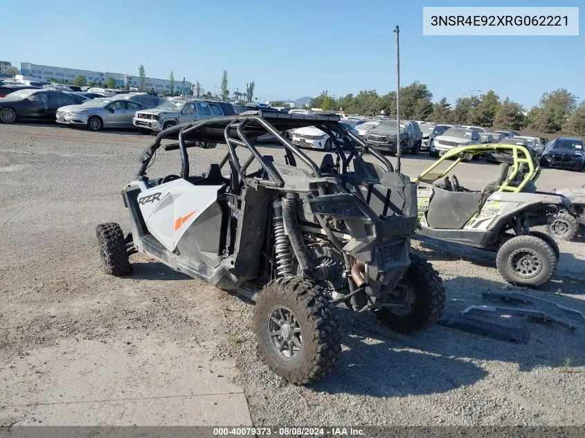 2024 Polaris Rzr Pro Xp 4 Sport VIN: 3NSR4E92XRG062221 Lot: 40079373