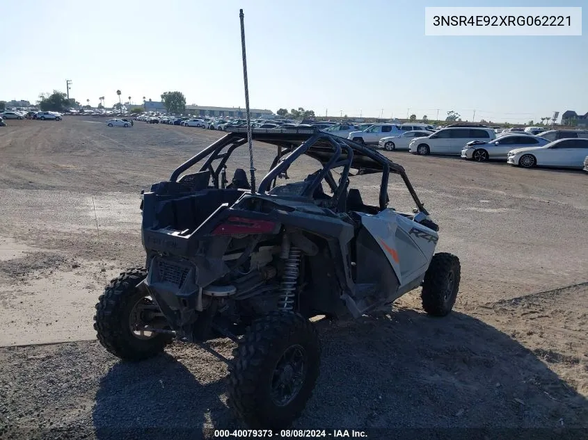 2024 Polaris Rzr Pro Xp 4 Sport VIN: 3NSR4E92XRG062221 Lot: 40079373